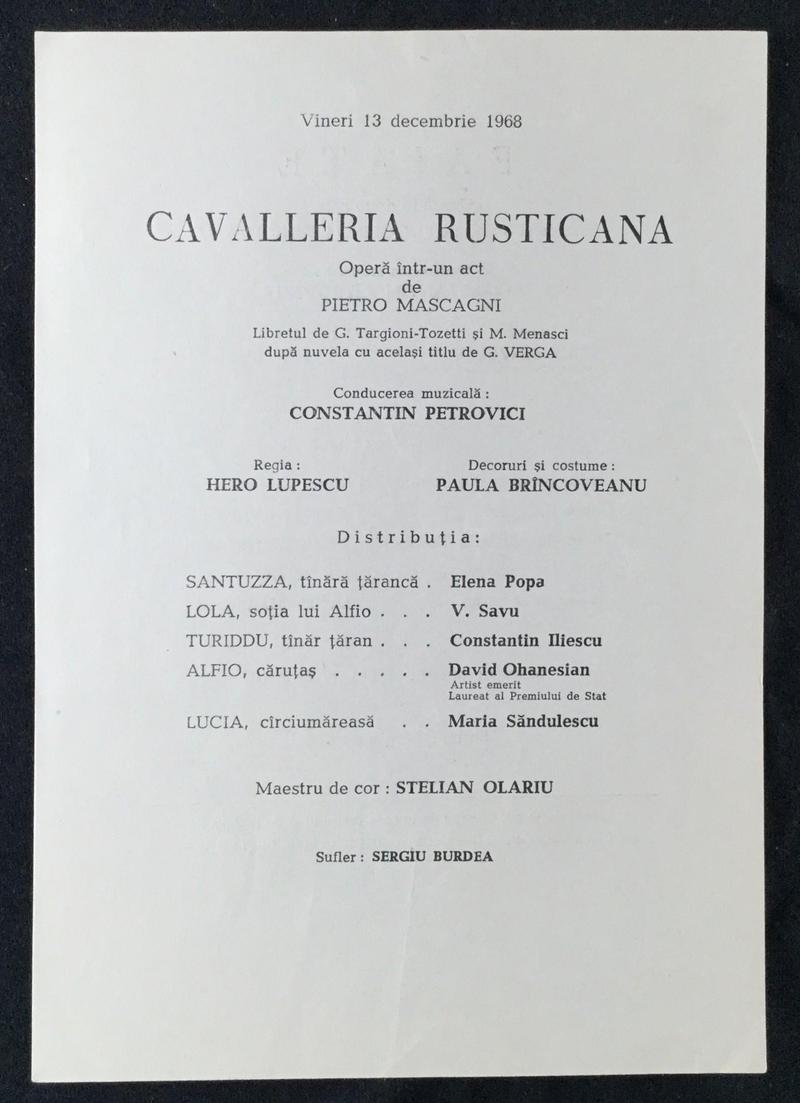 Tonio în Paiațe, 13 dec. 1968 (imaginea 1 din 2)
