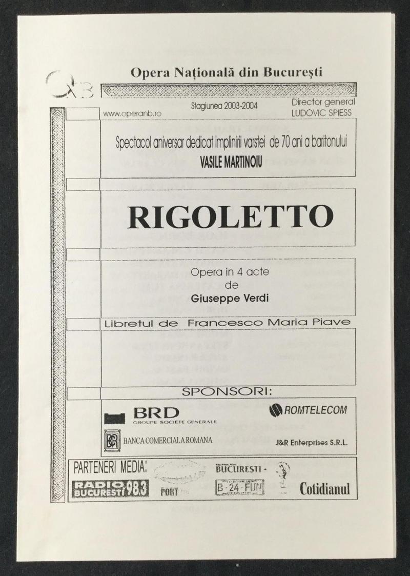 Rigoletto în Rigoletto, 1 mai 2004 (imaginea 2 din 3)