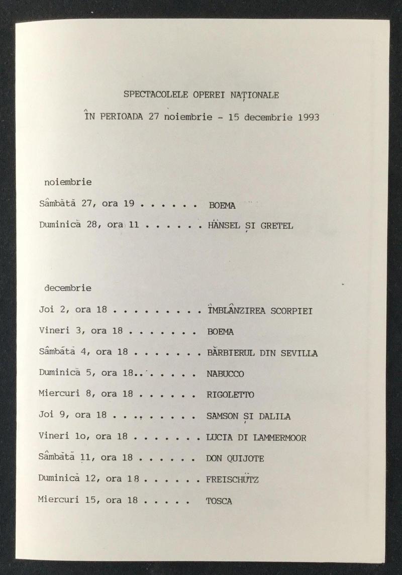 Contele de Luna în Trubadurul, 26 nov. 1993 (imaginea 3 din 3)