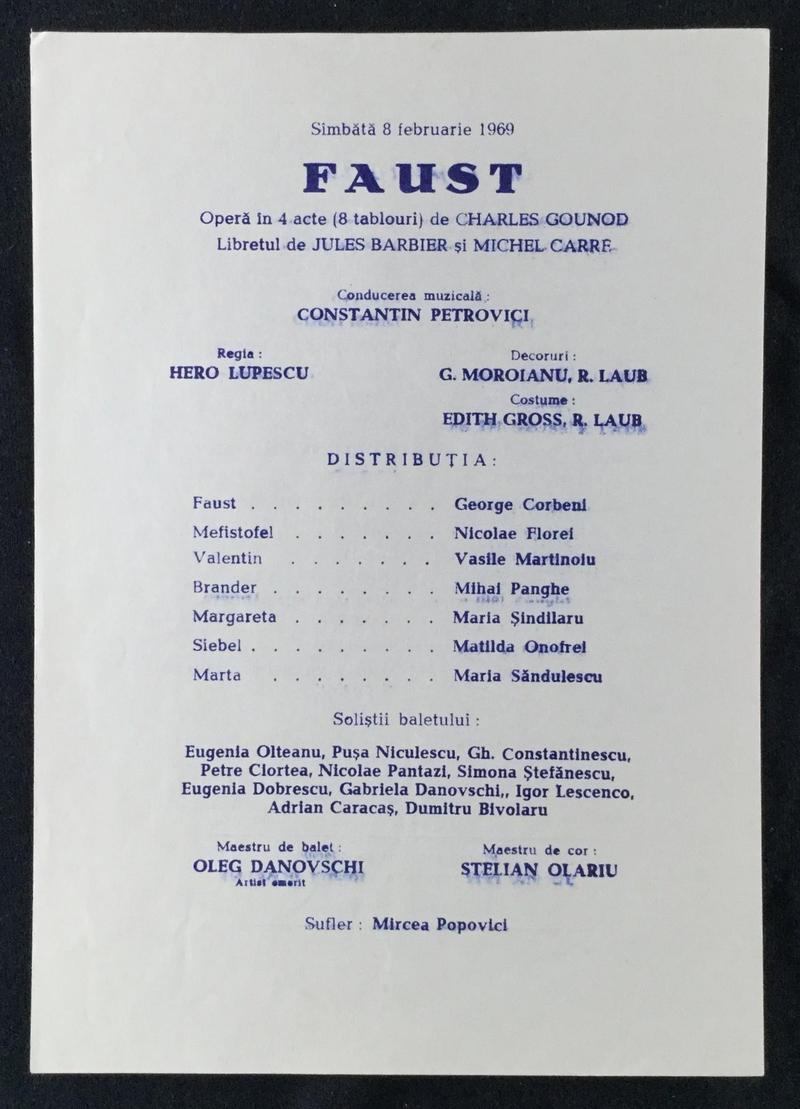 Valentin în Faust, 8 feb. 1969 (imaginea 1 din 2)