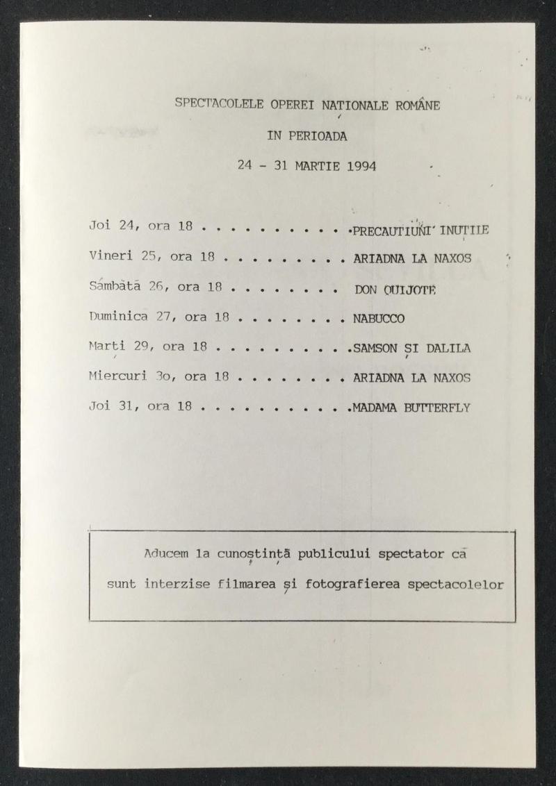 Figaro în Bărbierul din Sevilla, 23 mar. 1994 (imaginea 3 din 3)