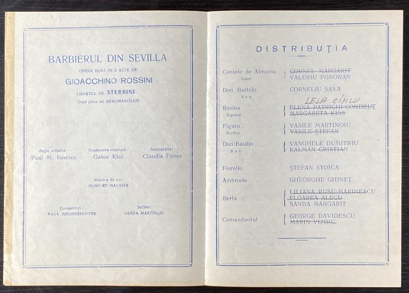 Figaro în Bărbierul din Sevilla, 8 nov. 1964 (imaginea 1 din 2)