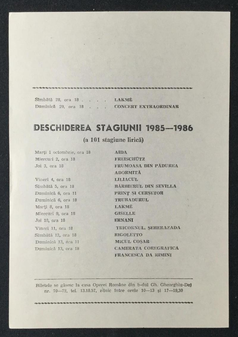Iago în Otello, 27 sept. 1985 (imaginea 2 din 2)