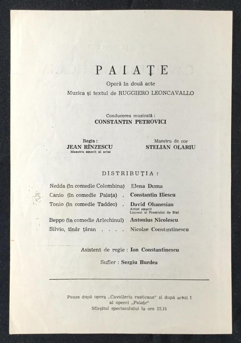 Alfio în Cavaleria Rusticană, 21 aug. 1976 (imaginea 2 din 2)