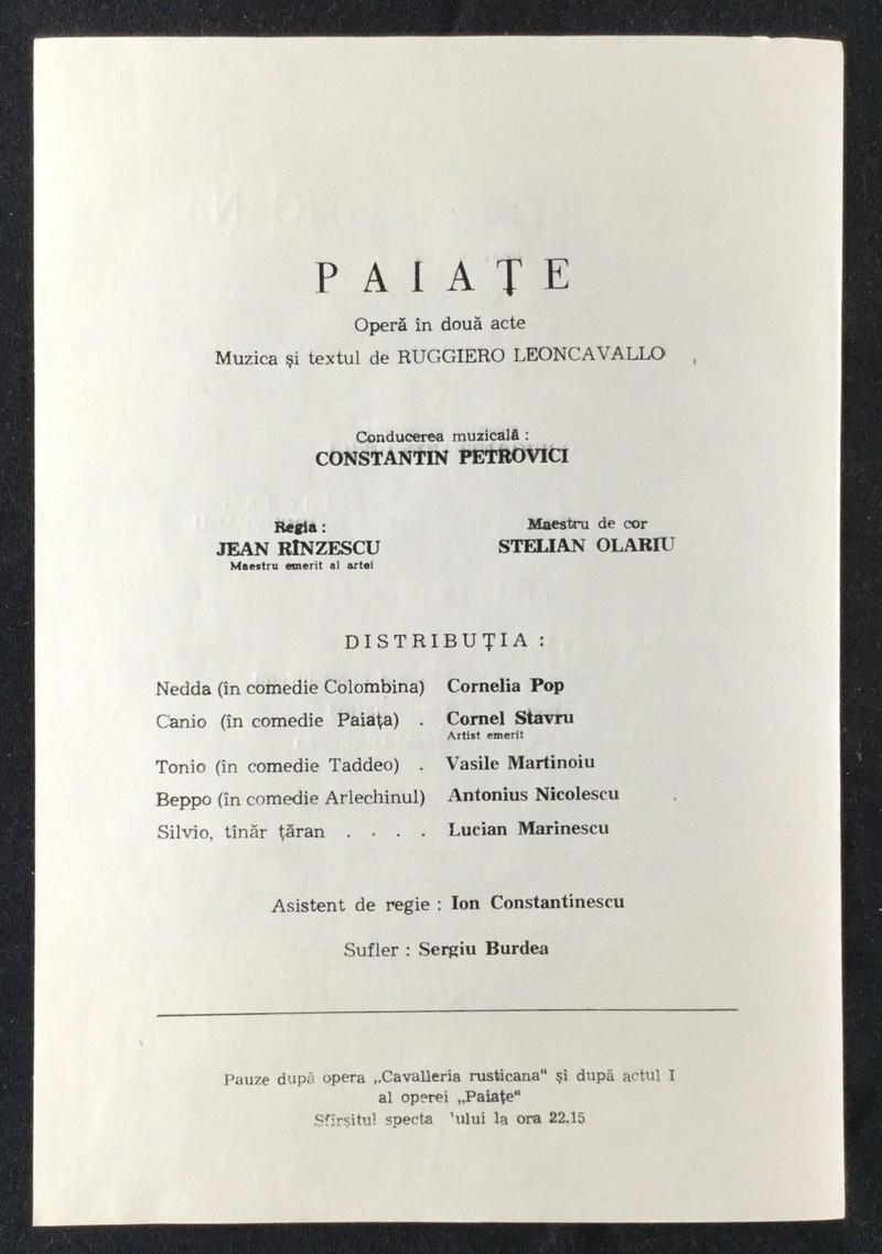 Tonio în Paiațe, 28 aug. 1976 (imaginea 2 din 2)