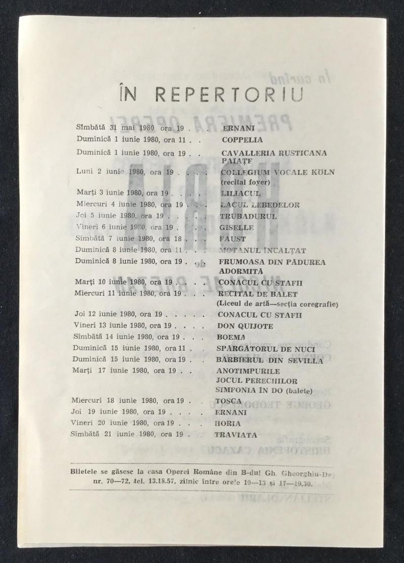 Figaro în Bărbierul din Sevilla, 30 mai 1980 (imaginea 2 din 2)