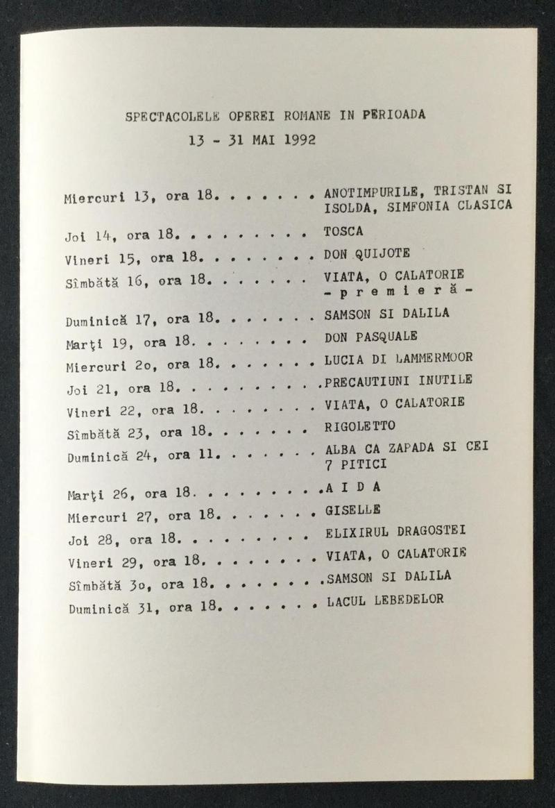Nabucco în Nabucco, 12 mai 1992 (imaginea 3 din 3)