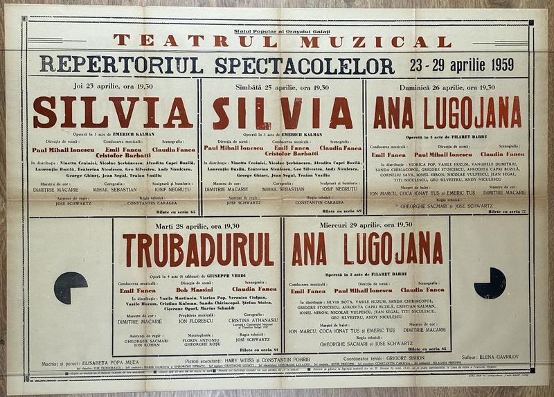 Contele de Luna în Trubadurul, 28 apr. 1959