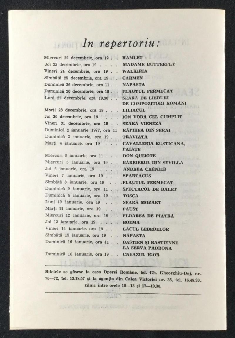 Giorgio Germont în Traviata, 21 dec. 1976 (imaginea 2 din 2)