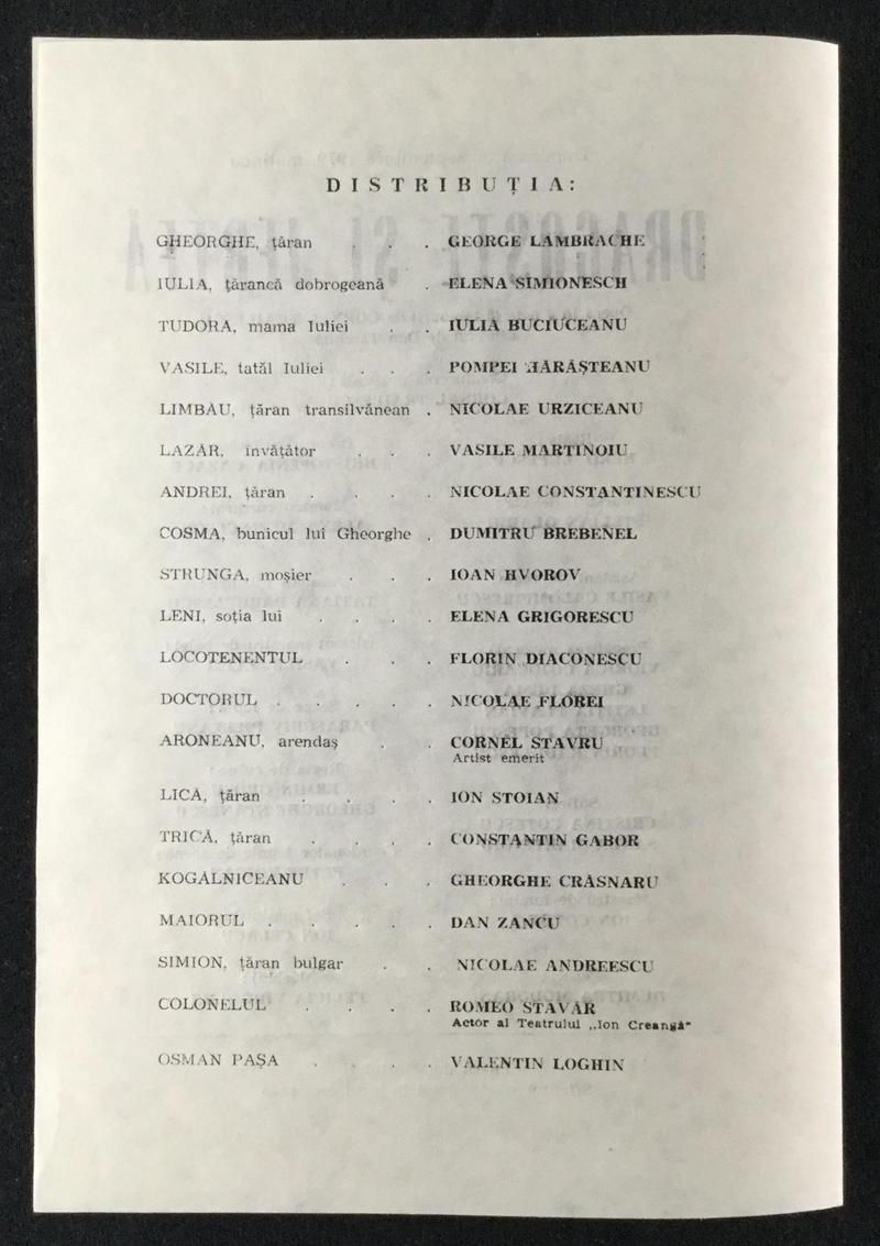 Profesor Lazăr în Dragoste și jertfă, 30 sept. 1979 (imaginea 2 din 3)