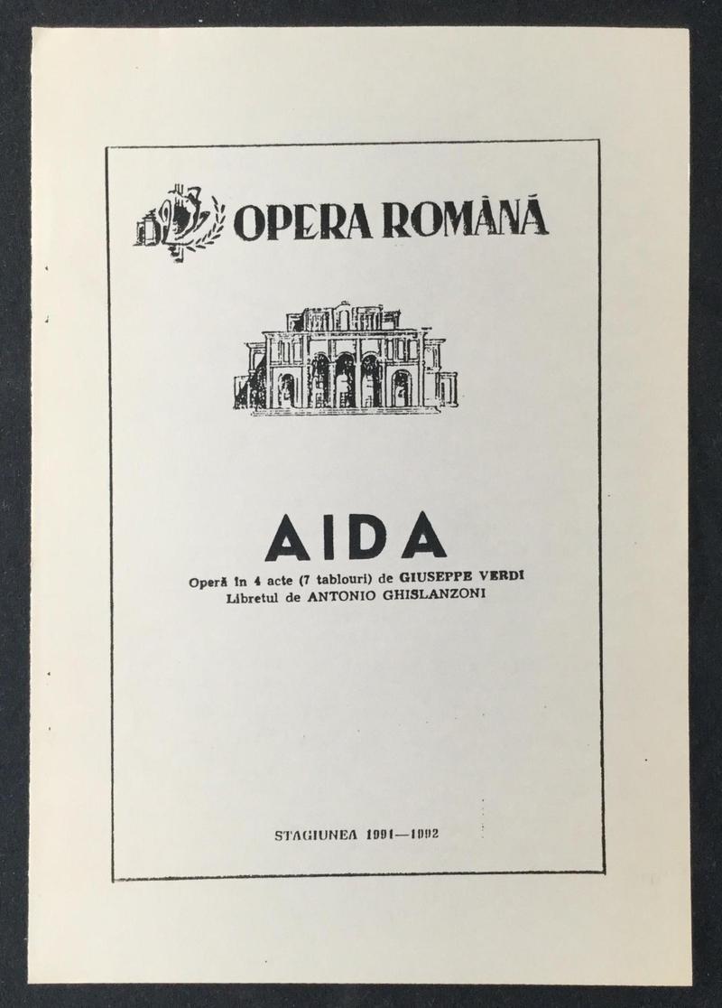 Amonastro în Aida, 26 mai 1992 (imaginea 2 din 2)