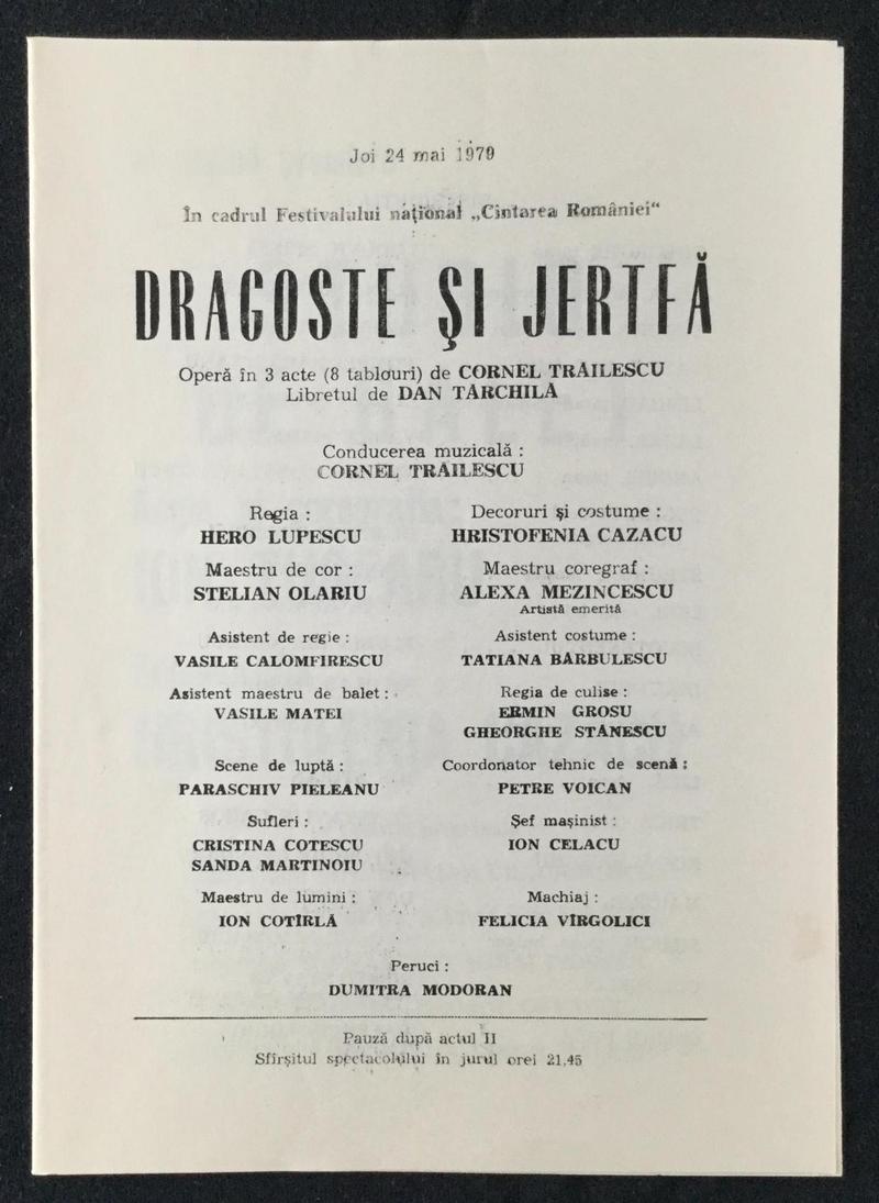 Profesor Lazăr în Dragoste și jertfă, 24 mai 1979 (imaginea 1 din 3)