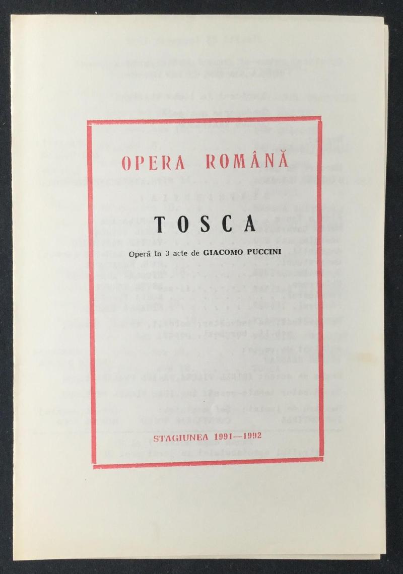 Scarpia în Tosca, 25 ian. 1992 (imaginea 2 din 3)