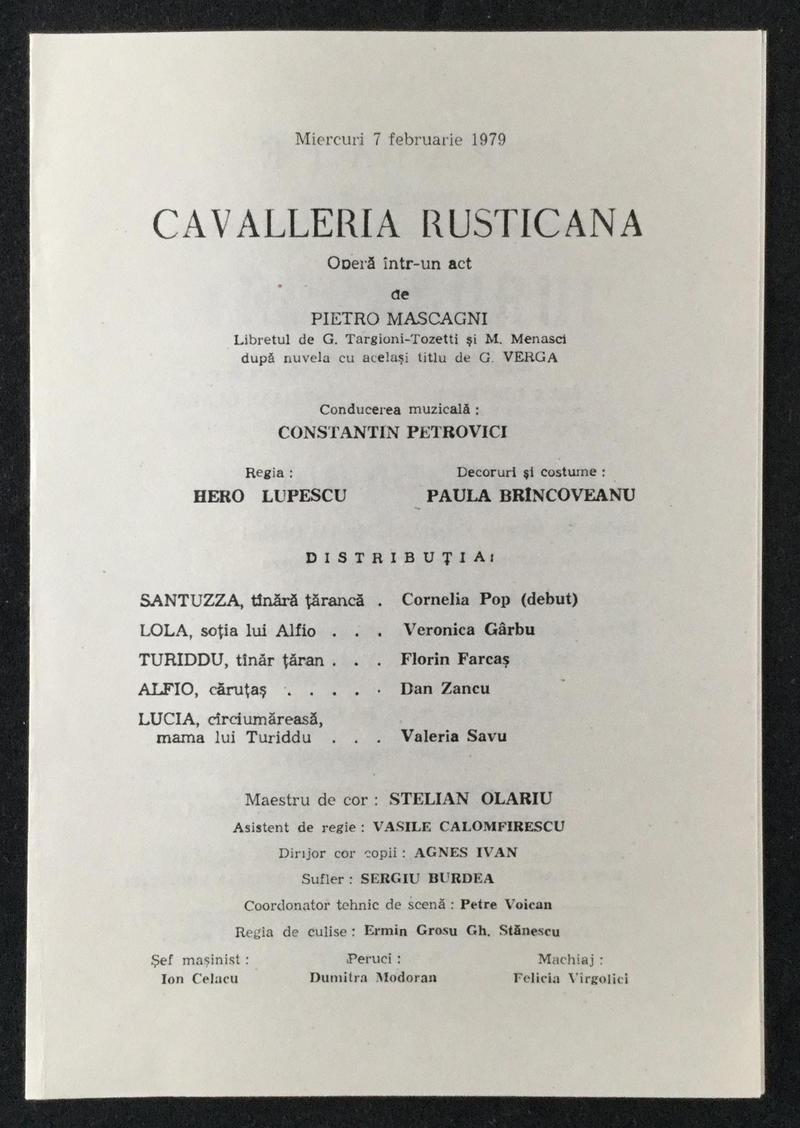 Tonio în Paiațe, 7 feb. 1979 (imaginea 1 din 3)
