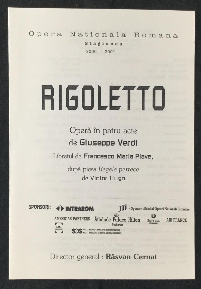 Rigoletto în Rigoletto, 13 ian. 2001 (imaginea 2 din 3)