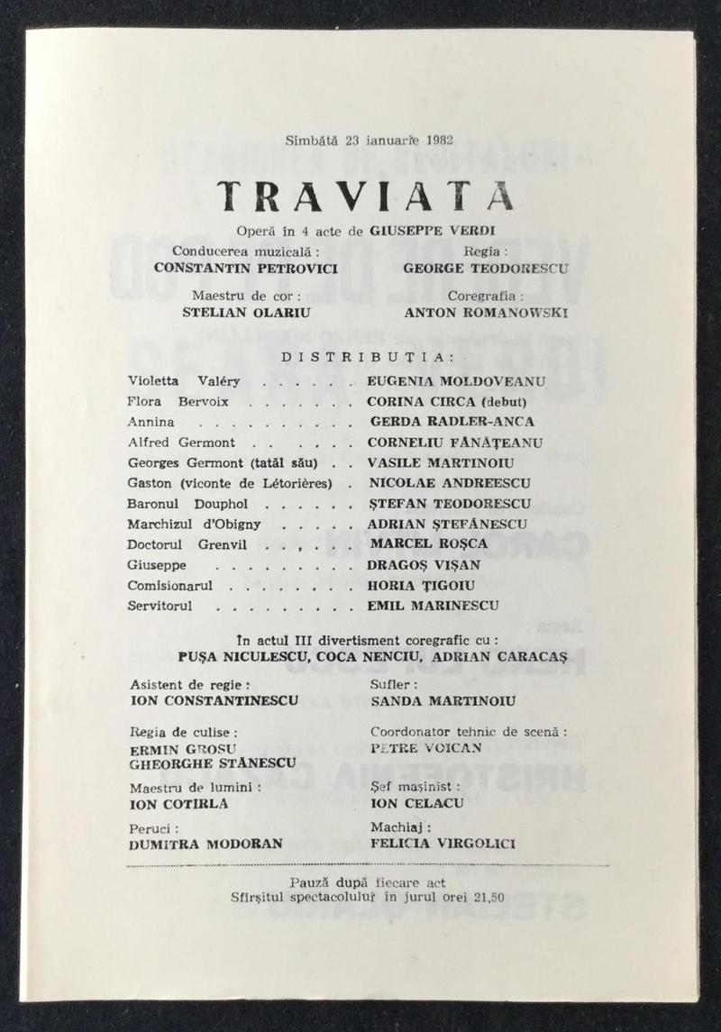 Giorgio Germont în Traviata, 23 ian. 1982 (imaginea 1 din 2)