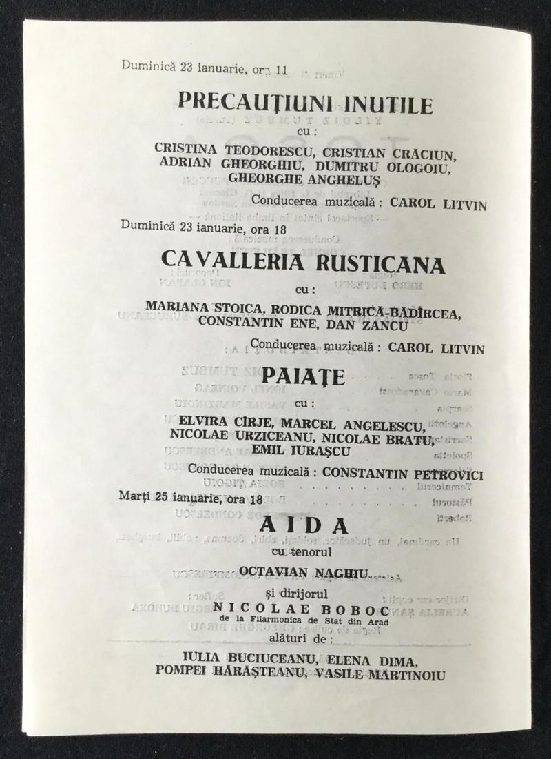 Scarpia în Tosca, 21 ian. 1983 (imaginea 2 din 3)