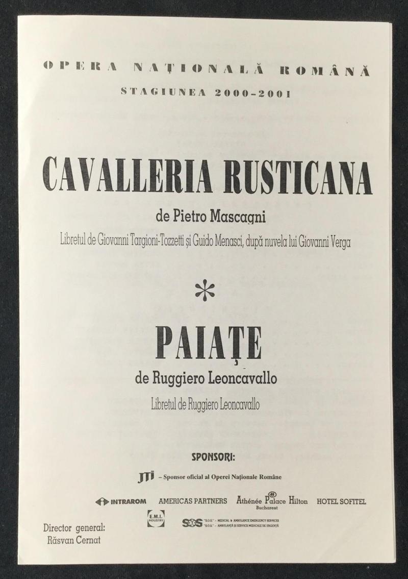 Tonio în Paiațe, 15 oct. 2000 (imaginea 2 din 3)