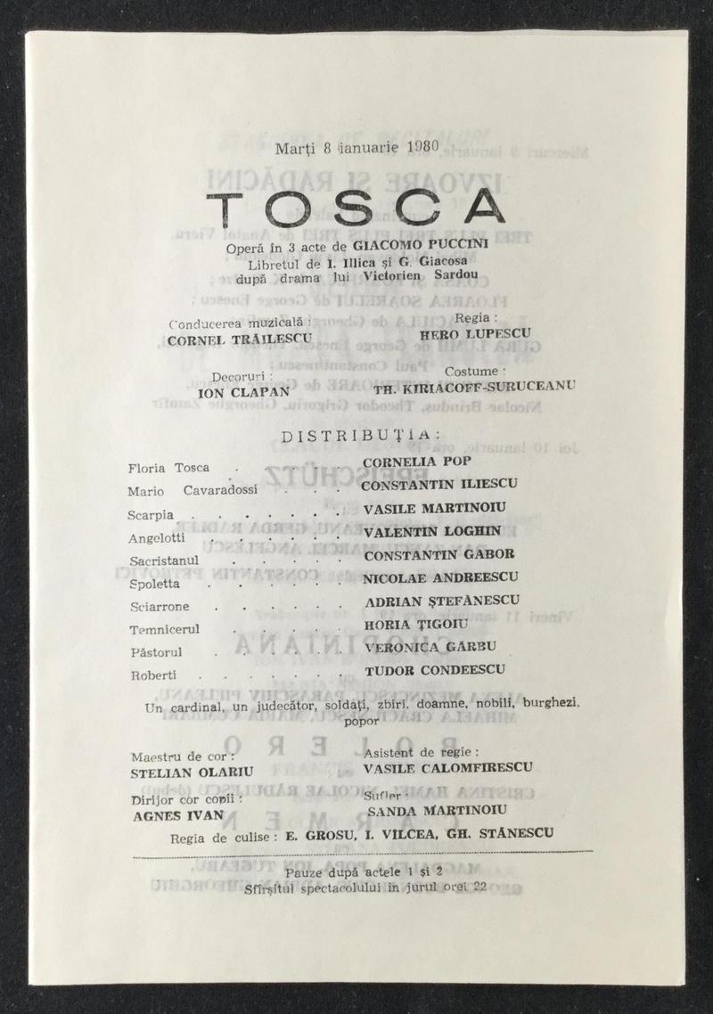 Scarpia în Tosca, 8 ian. 1980 (imaginea 1 din 2)