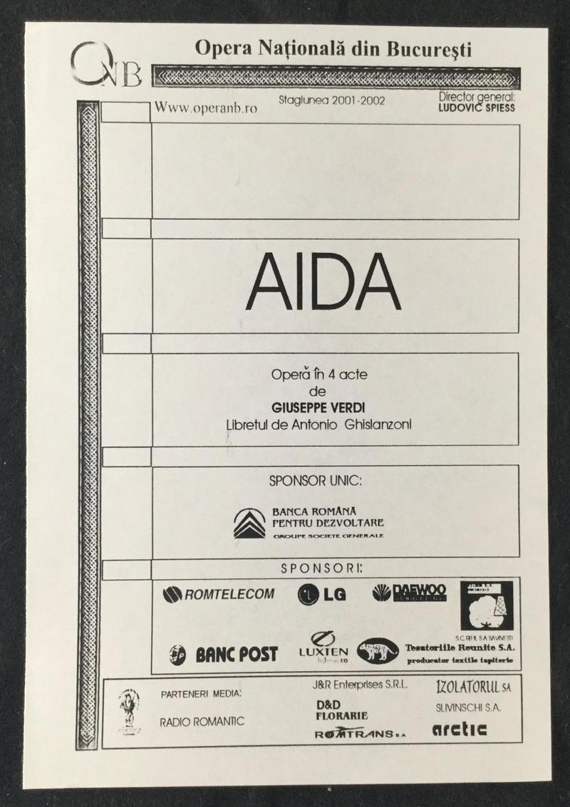 Amonastro în Aida, 30 mar. 2002 (imaginea 2 din 2)