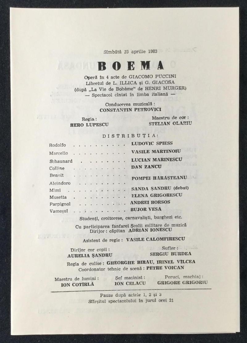 Marcelo în Boema, 23 apr. 1983 (imaginea 1 din 2)