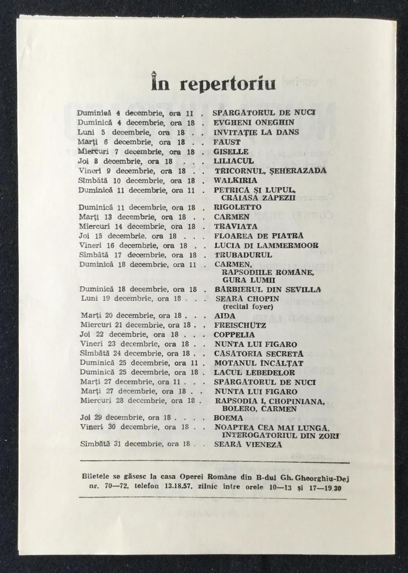 Scarpia în Tosca, 3 dec. 1983 (imaginea 2 din 2)