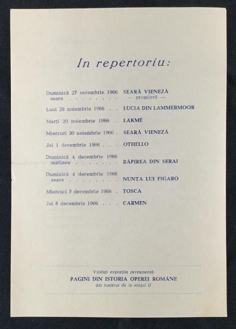 Figaro în Bărbierul din Sevilla, 27 nov. 1966 (imaginea 2 din 2)