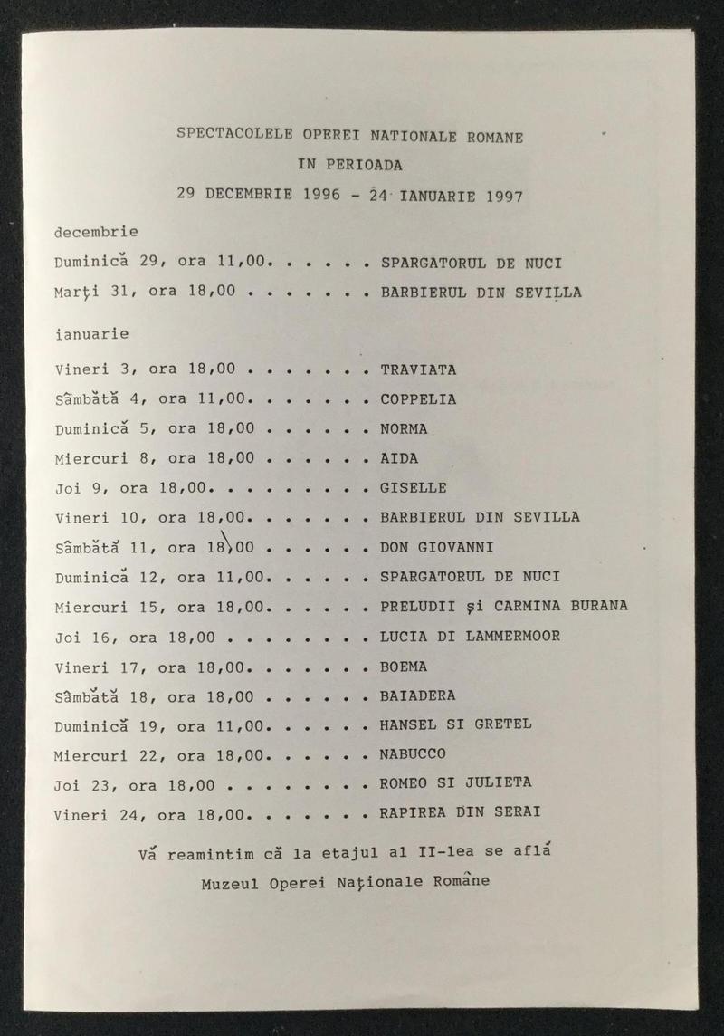 Amonastro în Aida, 28 dec. 1996 (imaginea 3 din 3)
