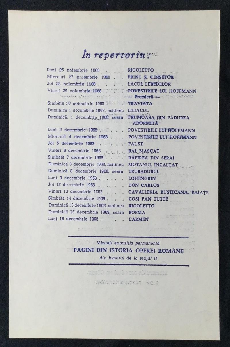 Rigoletto în Rigoletto, 25 nov. 1968 (imaginea 2 din 2)
