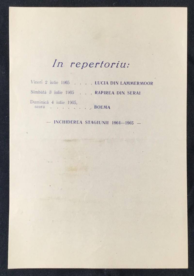 Figaro în Bărbierul din Sevilla, 1 iul. 1965 (imaginea 2 din 2)