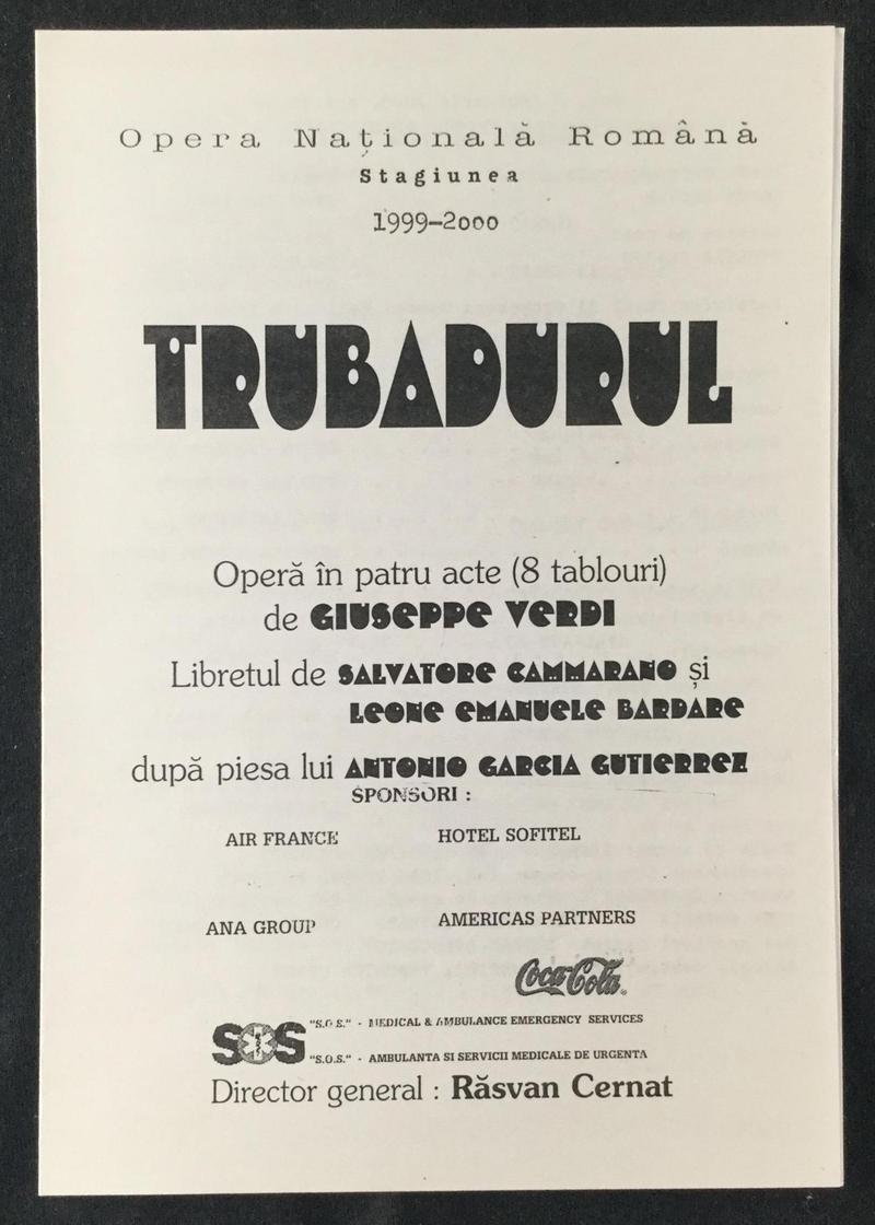 Contele de Luna în Trubadurul, 3 feb. 2000 (imaginea 2 din 3)