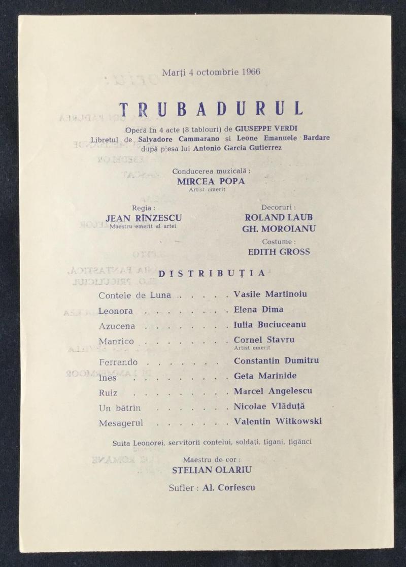 Contele de Luna în Trubadurul, 4 oct. 1966 (imaginea 1 din 2)