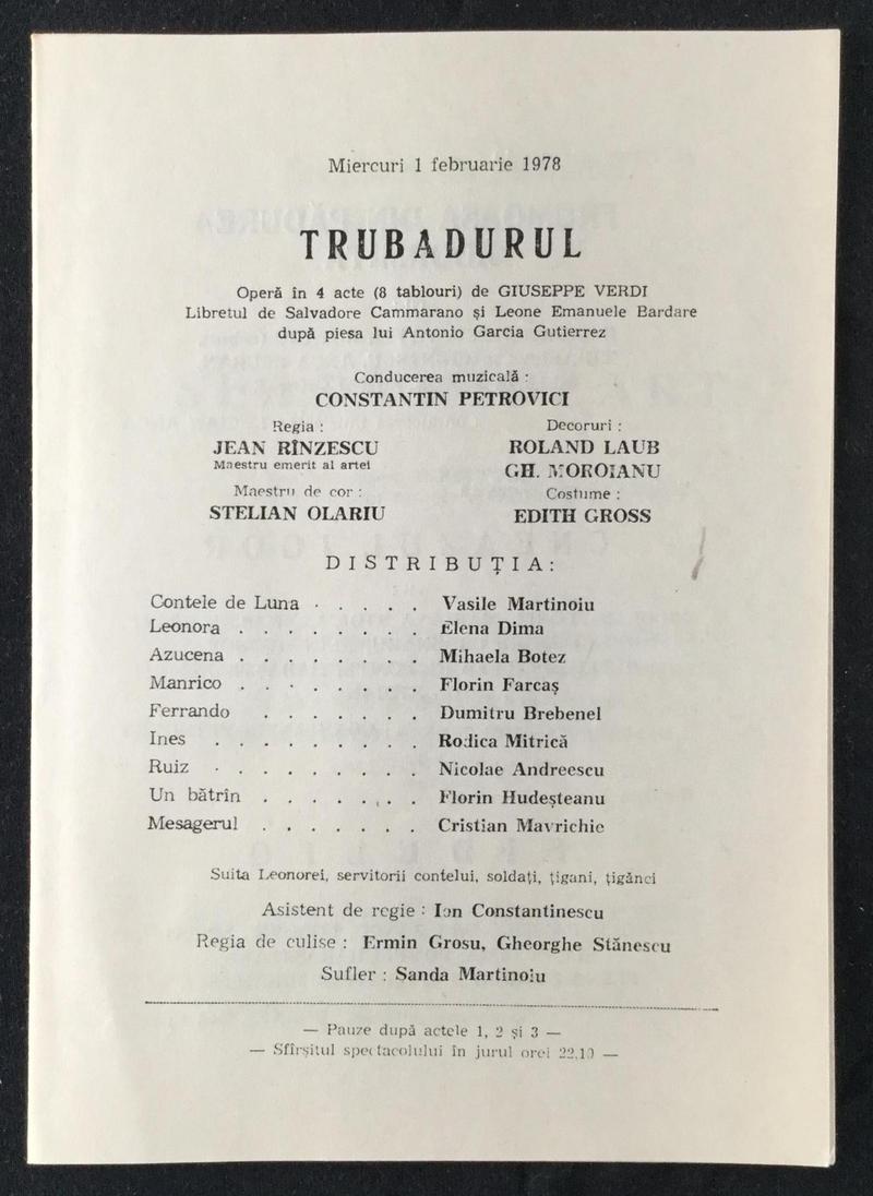 Contele de Luna în Trubadurul, 1 feb. 1978 (imaginea 1 din 2)