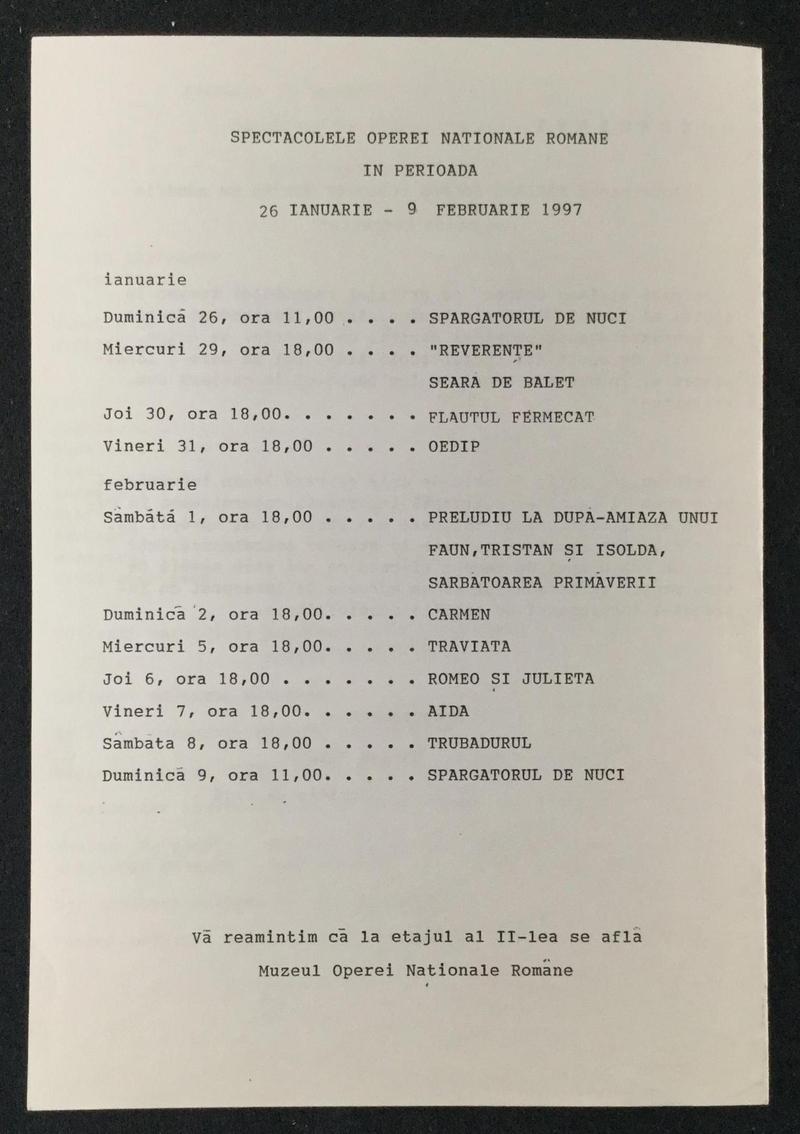 Amonastro în Aida, 25 ian. 1997 (imaginea 3 din 3)
