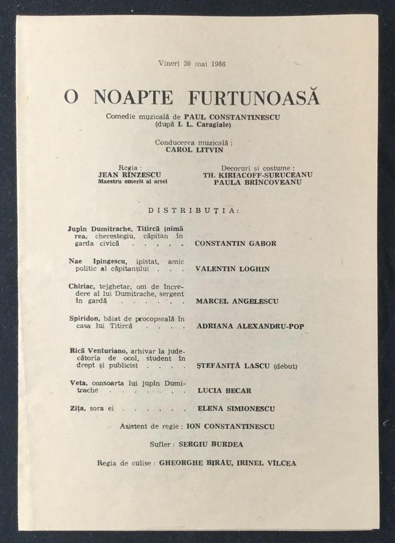 Gianni Schicchi în Gianni Schicchi, 30 mai 1986 (imaginea 2 din 2)