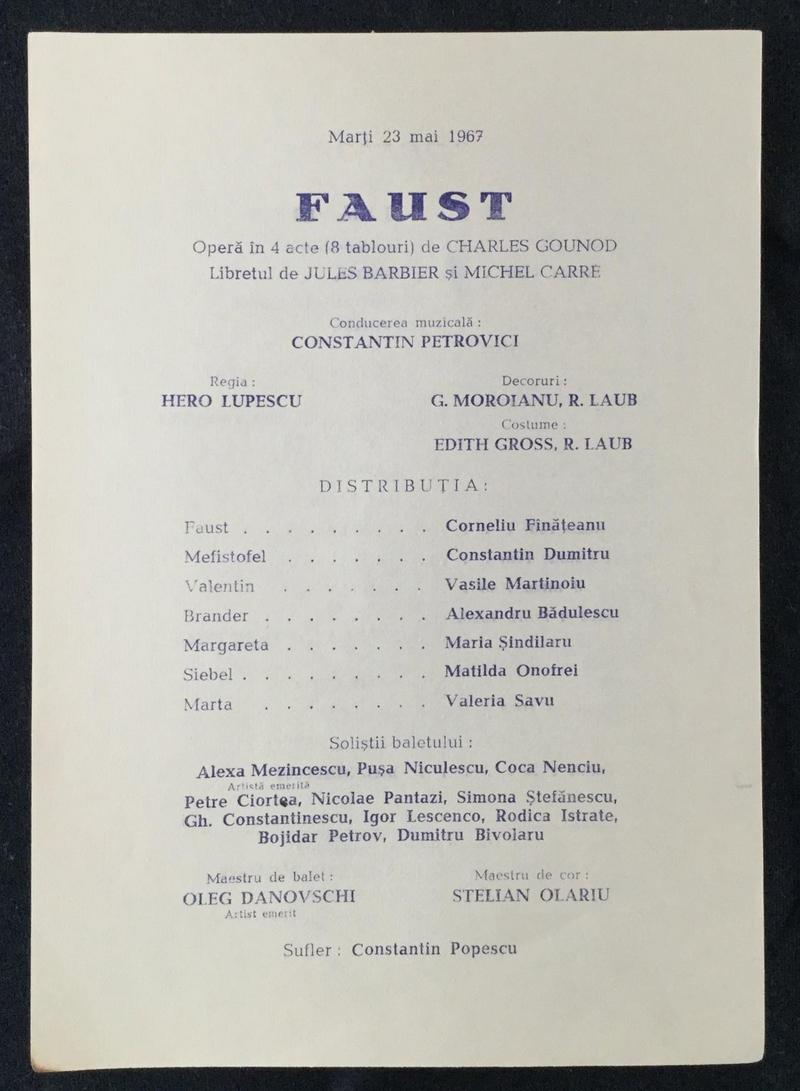 Valentin în Faust, 23 mai 1967 (imaginea 1 din 2)