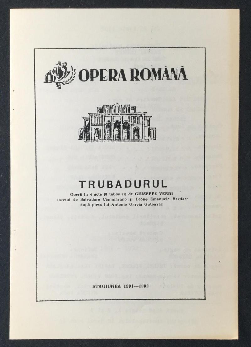 Contele de Luna în Trubadurul, 25 iun. 1992 (imaginea 2 din 3)