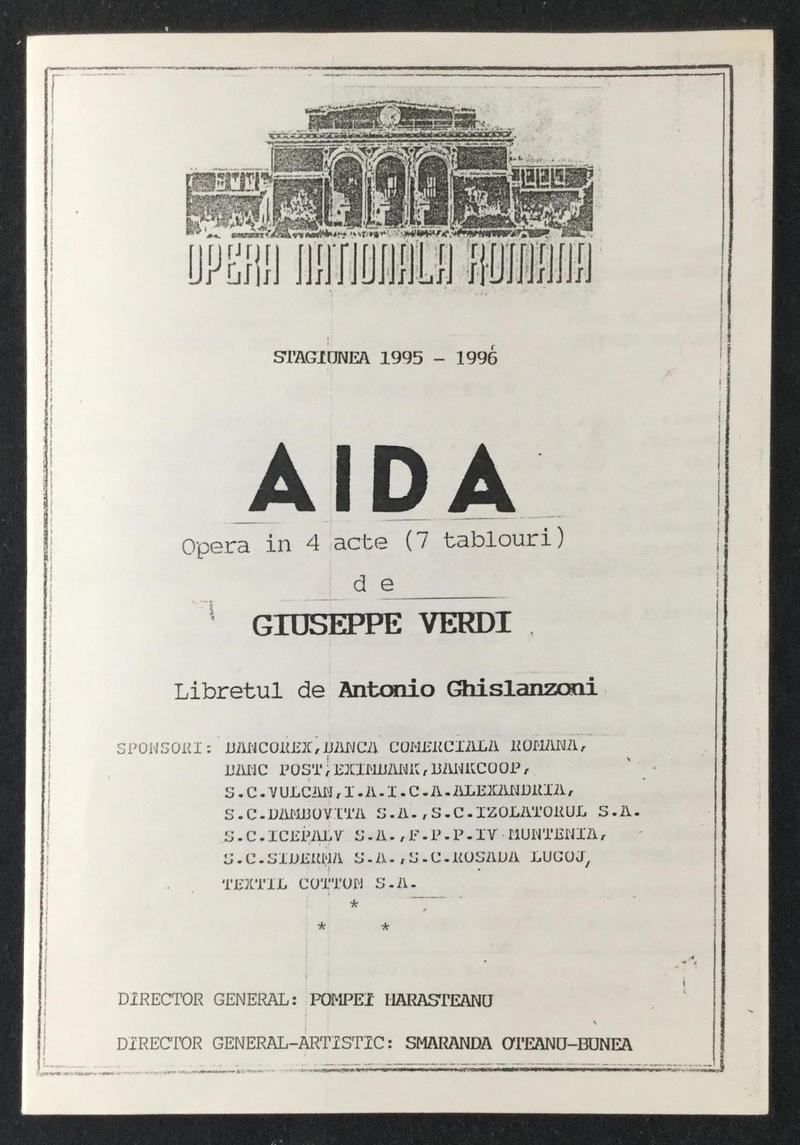 Amonastro în Aida, 28 iun. 1996 (imaginea 2 din 3)