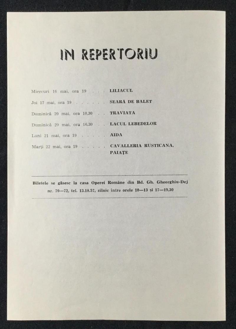 Figaro în Bărbierul din Sevilla, 11 mai 1979 (imaginea 2 din 2)