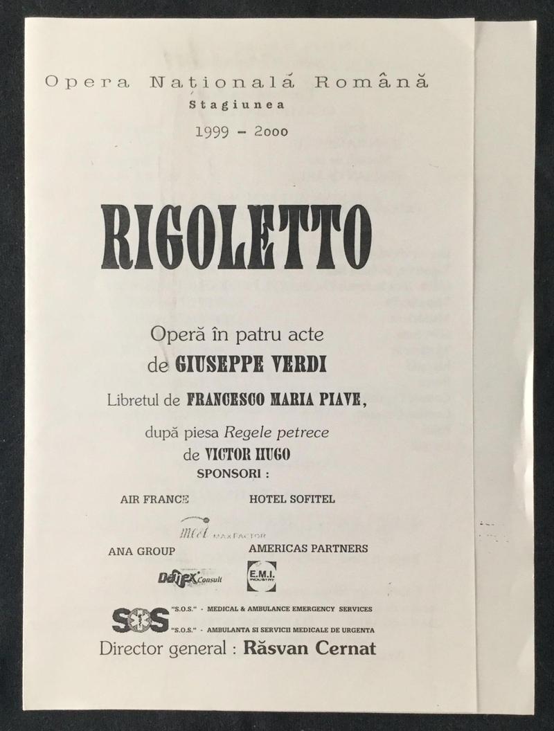 Rigoletto în Rigoletto, 18 mar. 2000 (imaginea 2 din 3)